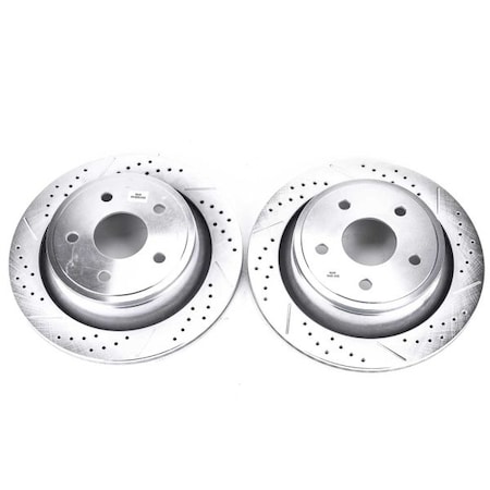 Powerstop Drilld&Slottd Rotor Pair, Ar8752Xpr AR8752XPR